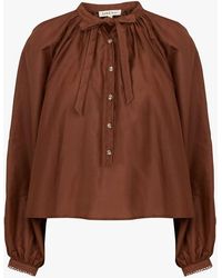 Love Stories - Chemise Ample En Coton Et Soie Femme - Lyst