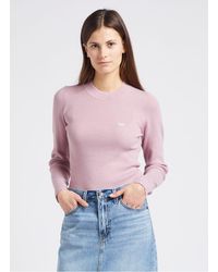 Levi's - Pull Col Rond En Maille Côtelée Femme - Lyst