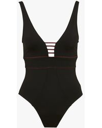 Livia - Maillot De Bain 1 Pièce À Détails Irisés - Lyst