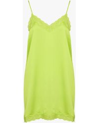 Love Stories - Robe Courte Loungewear À Dentelle Femme - Lyst