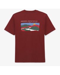 Serge Blanco - T-Shirt Manches Courtes En Coton Printé - Lyst