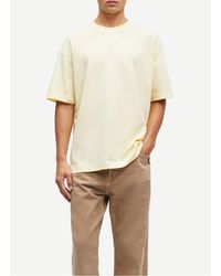 Samsøe & Samsøe - Tee-Shirt Col Rond'Sérigraphié En Coton Bio - Lyst
