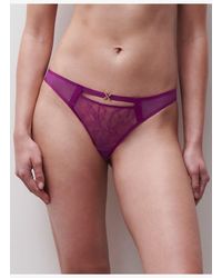 Chantelle - Tanga Avec Dentelle De Leavers - Lyst