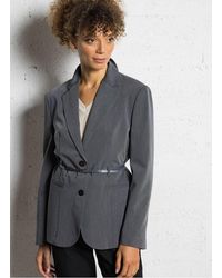 Imperial - Veste De Tailleur Cintrée Avec Ceinture Femme - Lyst
