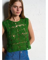 Liu Jo - Top Col Rond En Coton Femme - Lyst