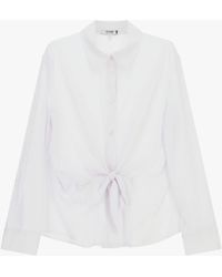 Please - Chemise N艙Ud Devant Col Classique Manches Longues - Lyst