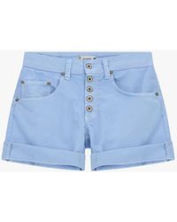 Please - Short Regular-Fit À Boutons Et Revers - Lyst