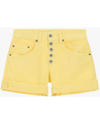 Please - Short Regular-Fit À Boutons Et Revers - Lyst