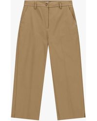 Please - Pantalon Cropped Coupe Regular Avec Poches Latérales - Lyst