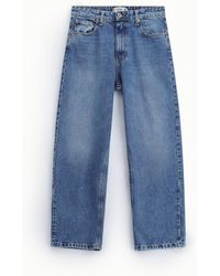 Please - Jeans Coupe Droite Taille Haute À Cinq Poches - Lyst