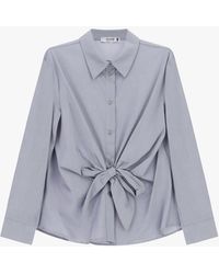 Please - Chemise N艙Ud Devant Col Classique Manches Longues - Lyst