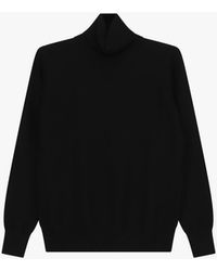 Please - Pull Col Roulé Regular-Fit Uni - Lyst