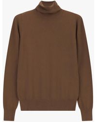 Please - Pull Col Roulé Regular-Fit Uni - Lyst
