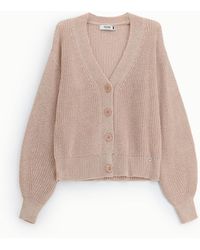 Please - Pull Cardigan À Boutons Et Manches Longues - Lyst