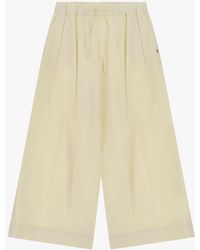 Please - Pantalon Palazzo Large Taille Haute À Cordon - Lyst