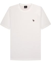 Paul Smith - Ps Classic Zebra Crew T-shirt White - Lyst