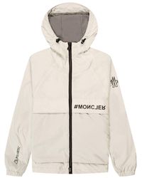 Moncler - Grenoble Foret Hooded Jacket Light Grey - Lyst