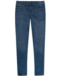Emporio Armani - J06 Slim Fit Denim Jeans Light Wash Denim - Lyst