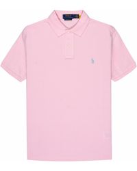 Polo Ralph Lauren - Ralph Lauren Custom Slim Fit Mesh Polo Shirt - Lyst