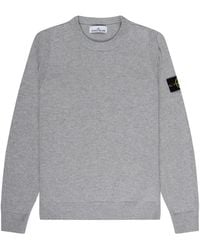 Stone Island - Lambswool Crew Neck Knit - Lyst