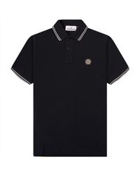 Stone Island - Box Logo Polo - Lyst