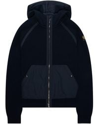 Belstaff - Dark Ink View Textured Full Zip Hoodie - Lyst