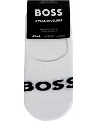 BOSS - 2P Sl Uni Logo Shoe Liners - Lyst