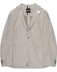 BOSS - C-Hanry Linen Blazer - Lyst
