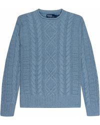 Polo Ralph Lauren - Ralph Lauren Aran Cable Knitted Jumper - Lyst