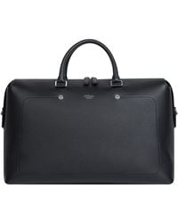 Mulberry - 'city Weekender' Heavy Grained Holdall Bag Black - Lyst