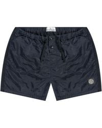 Stone Island 'classic' Nylon Swimmer Navy - Blue