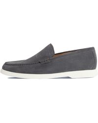 BOSS - Sienne_loaf_sdvp Loafer Shoe Medium Grey - Lyst