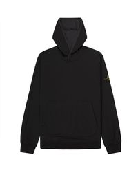 Stone Island - Popover Stretch Hooded Sweatshirt Black - Lyst