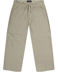 Stone Island - Shadow Project 'workwear' Wide Linen Trouser Sabia - Lyst