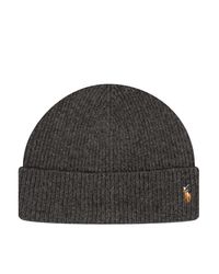 Polo Ralph Lauren - Signature Logo Wool Beanie - Lyst