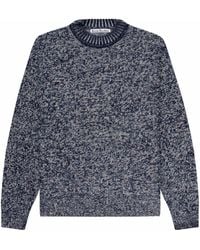 Acne Studios - Crew Neck Knit Jumper Blackbird/Multi - Lyst