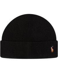 Polo Ralph Lauren - Signature Logo Wool Beanie - Lyst