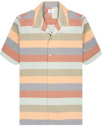 Paul Smith - Ps Casual Fit Ss Striped Shirt Multi - Lyst