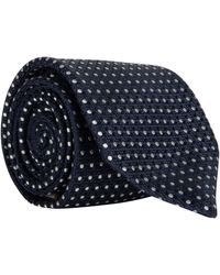 Canali - Textured Polka Dot Tie - Lyst