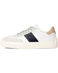 Pockets - Tods Leather Lace Up Trainers White - Lyst