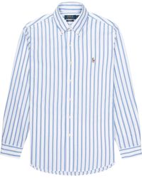 Polo Ralph Lauren - Striped Ls Custom Fit Shirt - Lyst