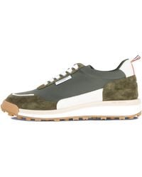 Thom Browne - Tech Nylon Alumni Trainer Dark Green - Lyst