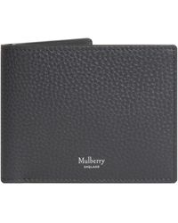 Mulberry - Coin Grained Leather 8 Card Wallet Black - Lyst
