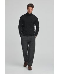 POLO CLUB - Pantaloni Casual Da Uomo Regular Fit Con Dettagli - Lyst