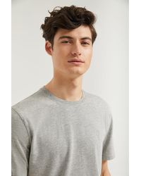 POLO CLUB - Schlichtes Baumwoll-T-Shirt Grau Meliert Mit Rigby Go Logo - Lyst