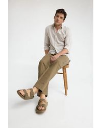 POLO CLUB - Sandalo Bio Keat Color Sabbia Con Fibbie E Logo - Lyst