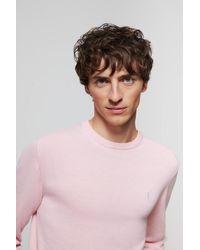 POLO CLUB - Schlichter Pullover Rosa Mit Rundkragen Und Rigby Go Logo - Lyst
