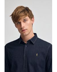 POLO CLUB - Camicia Jeans Slim Fit Con Logo Rigby Go - Lyst