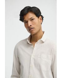 POLO CLUB - Camicia Cotolino A Righe Regular Fit Con Ricamo - Lyst