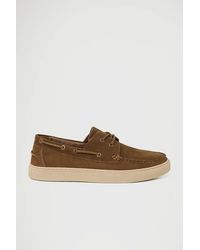 POLO CLUB - Scarpa Da Barca Oak Marrone Con Logo - Lyst
